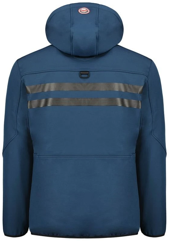 Vyriška softshell striukė Geographical Norway, tamsiai mėlyna ir raudona