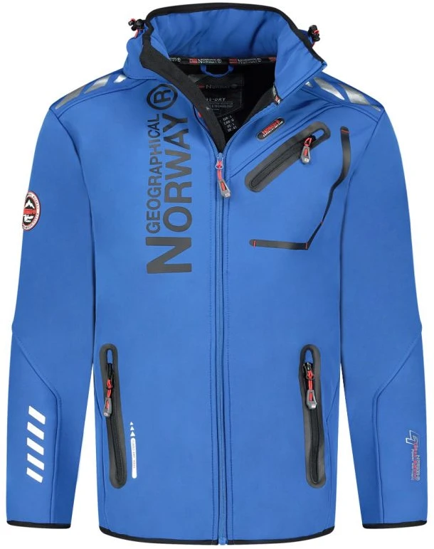 Vyriška softshell striukė Geographical Norway, mėlyna ir juoda
