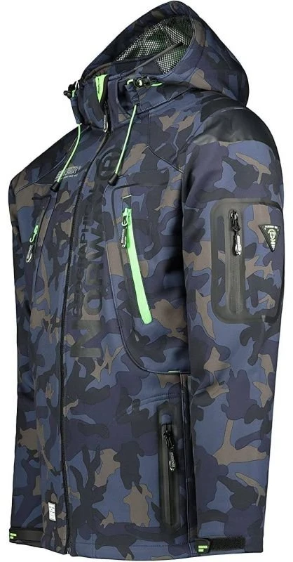 Vyriška softshell striukė Geographical Norway Techno, tamsiai mėlyna