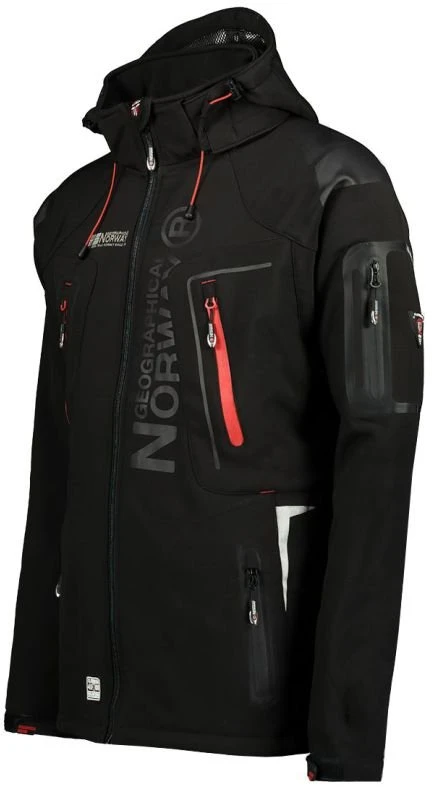 Vyriška softshell striukė Geographical Norway Techno, juoda