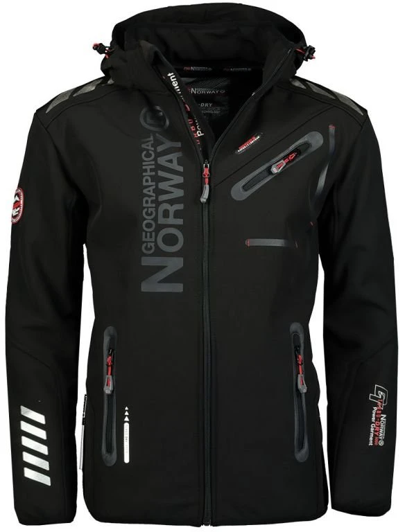 Vyriška softshell striukė Geographical Norway Royaute Assor B, juoda