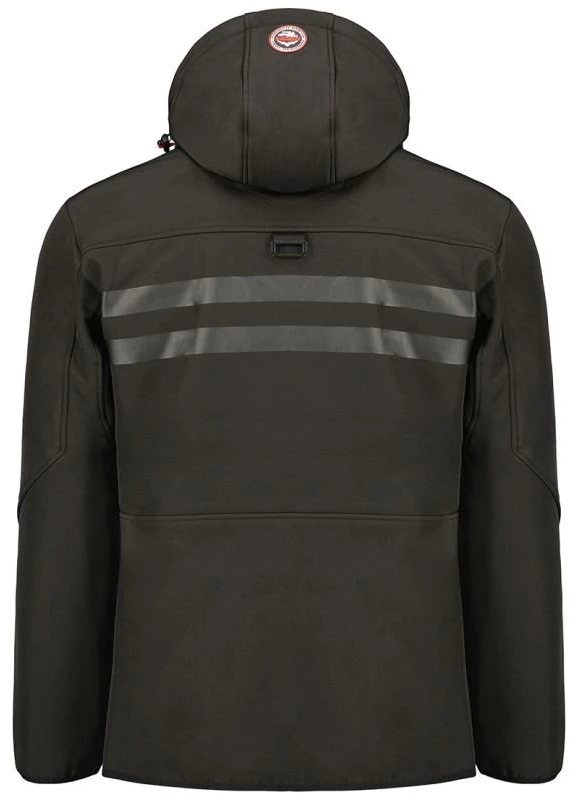 Vyriška softshell striukė Geographical Norway, juoda ir raudona