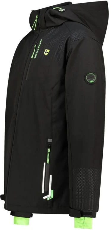 Vyriška softshell striukė Geographical Norway Trelino, juoda ir žalia