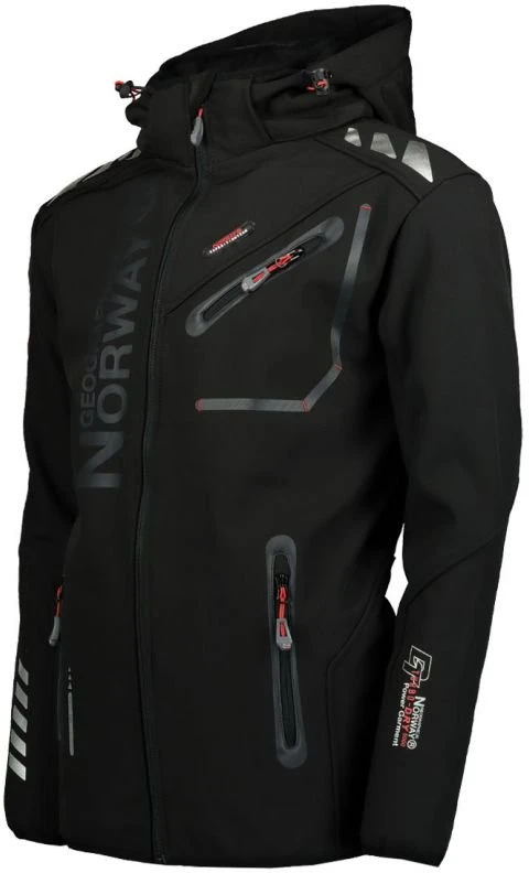 Vyriška softshell striukė Geographical Norway Royaute Assor B, juoda