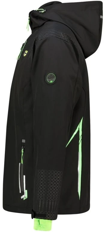 Vyriška softshell striukė Geographical Norway Trelino, juoda ir žalia