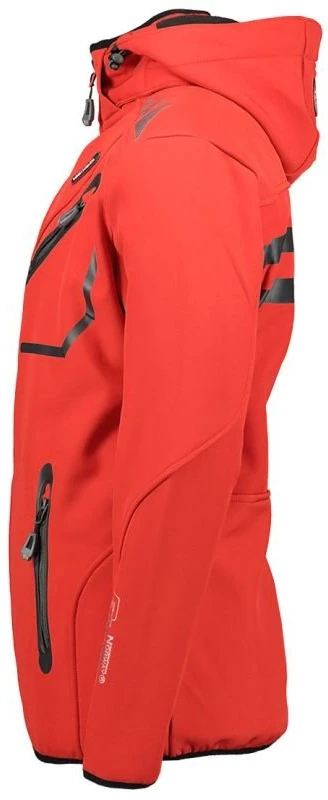 Vyriška softshell striukė Geographical Norway Royaute, raudona ir juoda