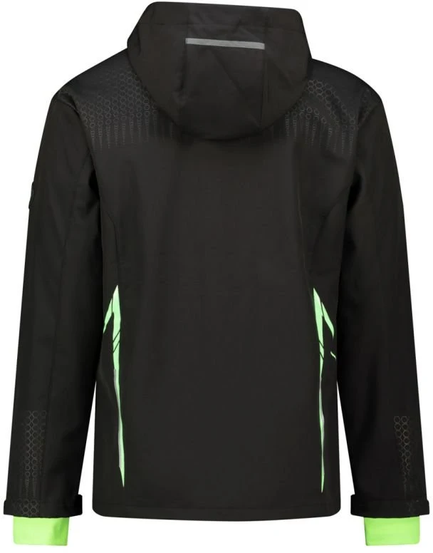 Vyriška softshell striukė Geographical Norway Trelino, juoda ir žalia
