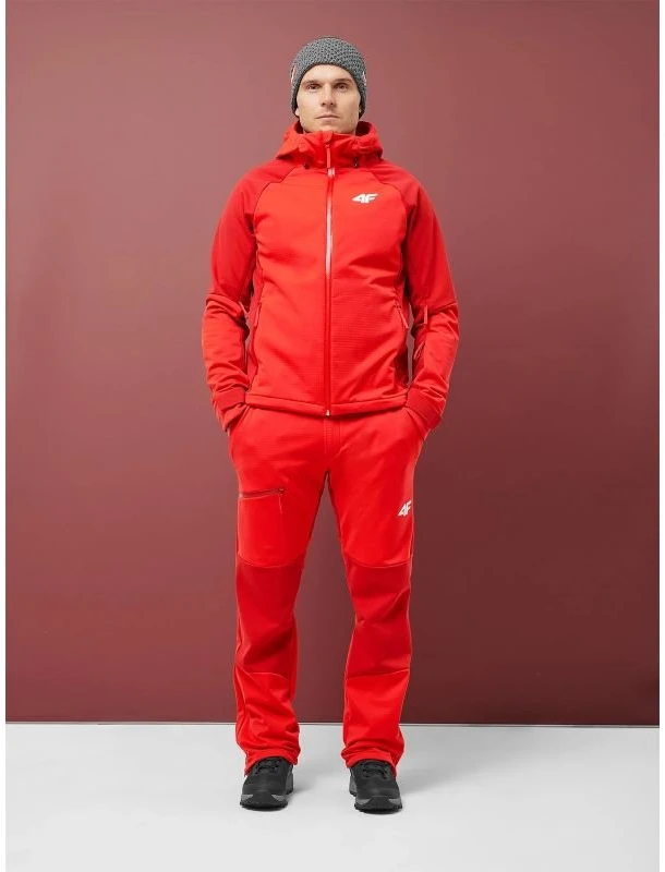 Vyriška softshell striukė su AIRMEM™ 20 000 membrana 4F, raudona