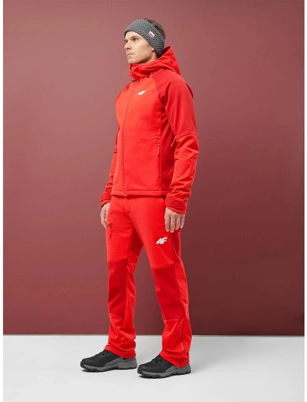 Vyriška softshell striukė su AIRMEM™ 20 000 membrana 4F, raudona
