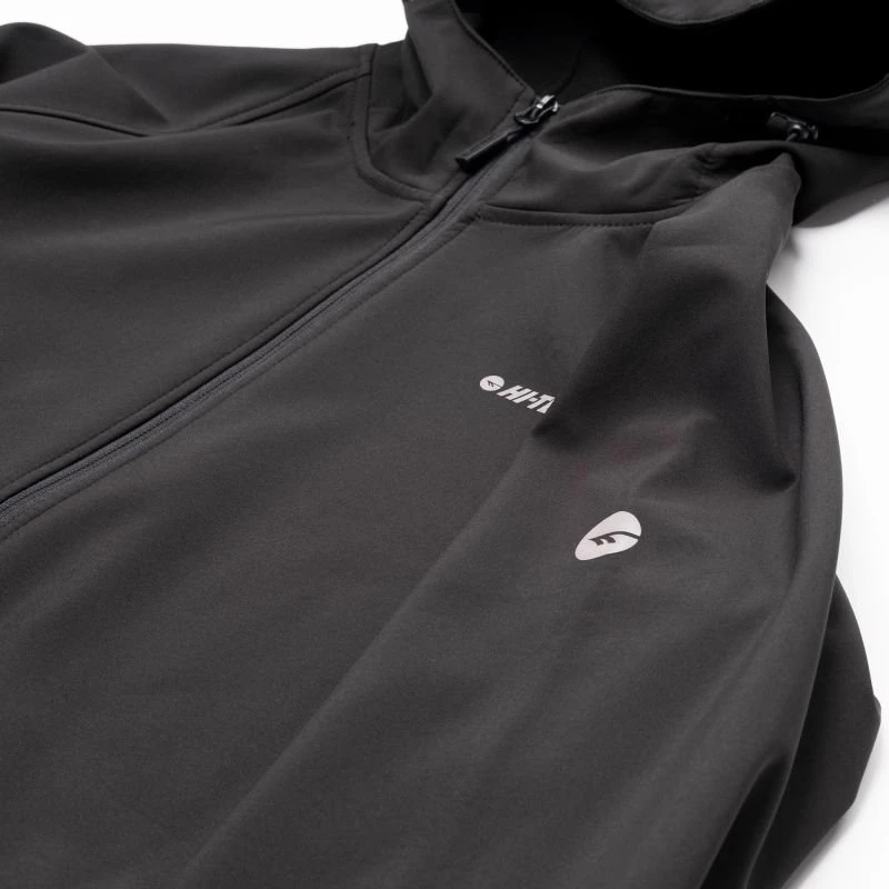 Vyriška softshell striukė su gobtuvu Hi-Tec Neti II, juoda