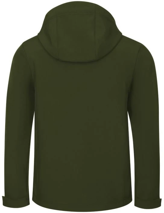 Vyriška softshell striukė su gobtuvu Malfini Trail, tamsiai chaki