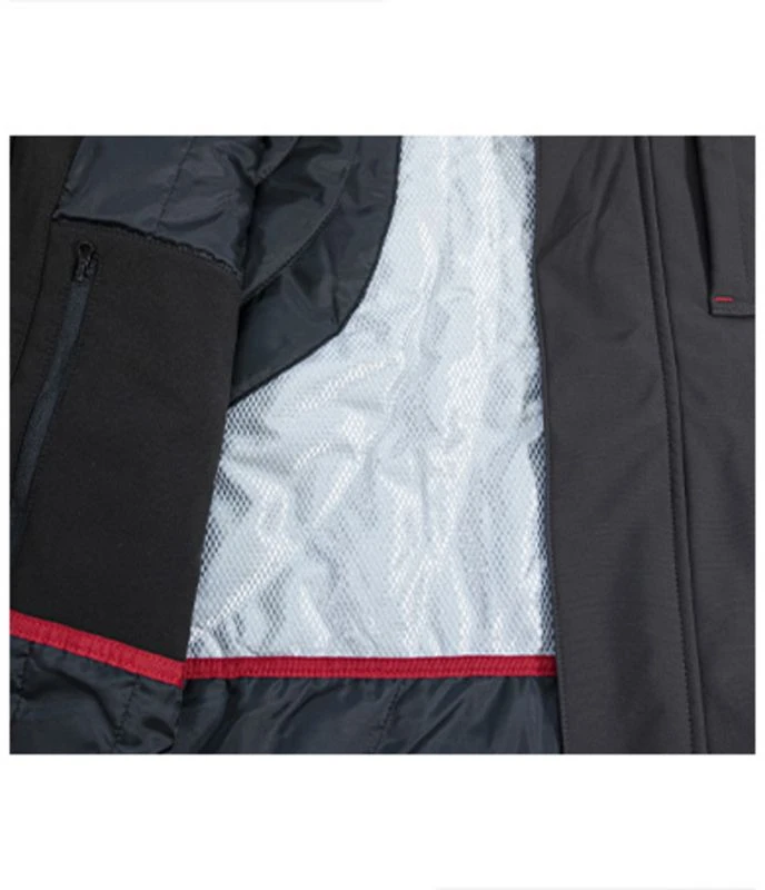 Vyriška softshell striukė su gobtuvu Rimeck Vertex, tamsiai pilka