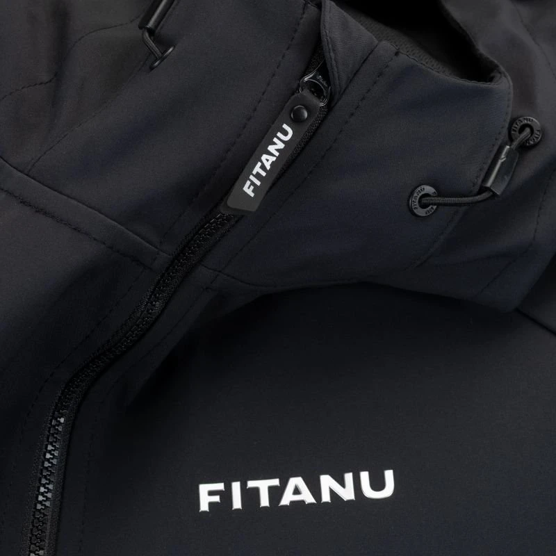 Vyriška softshell striukė su reguliuojamu gobtuvu Fitanu