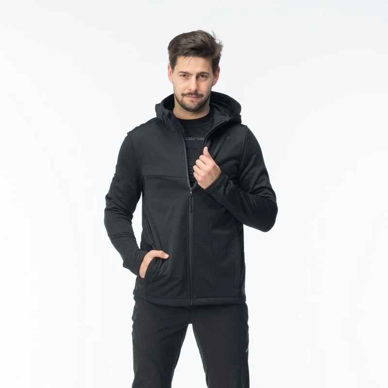 Vyriška softshell striukė su reguliuojamu gobtuvu Iguana Rocher