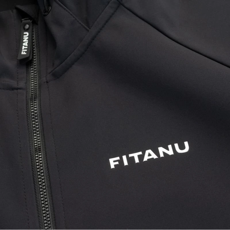 Vyriška softshell striukė su reguliuojamu gobtuvu Fitanu