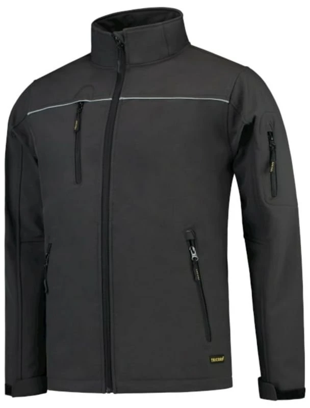 Vyriška softshell striukė Tricorp Luxury Softshell, tamsiai pilka