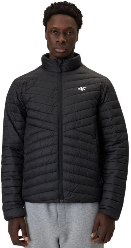 Vyriška striukė 4F M0853 sodriai juoda 4FWSS26TDJAM0853 20S