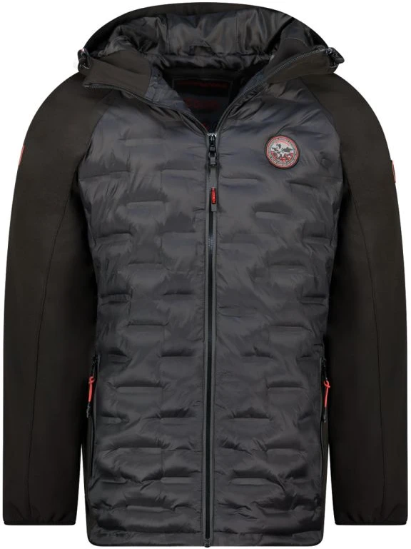 Vyriška striukė Geographical Norway Bael, juoda
