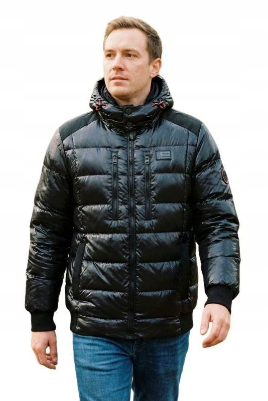 Vyriška striukė Geographical Norway BAPTISTE Juodas DB MEN 056 Juodas (WZ8155H/GN-NOIR)