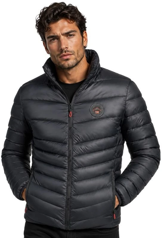 Vyriška striukė Geographical Norway Bartine, juoda