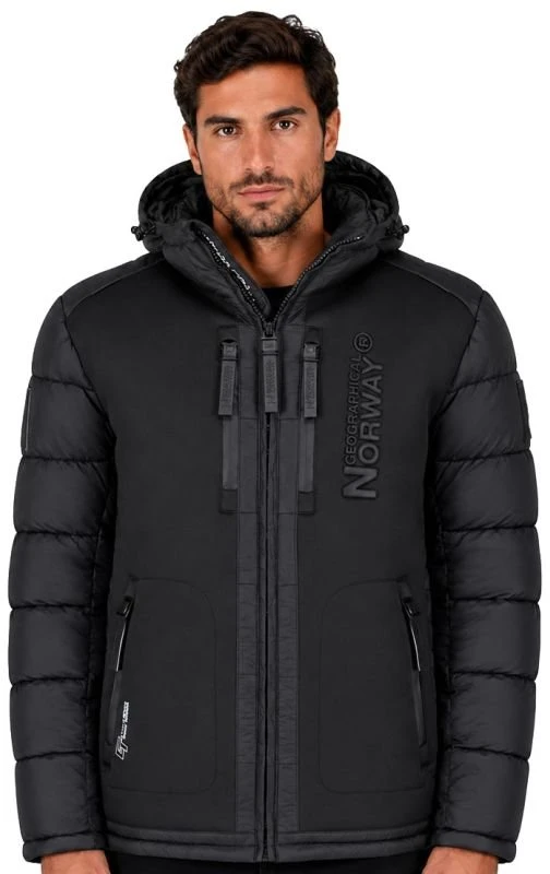 Vyriška striukė Geographical Norway Beachwood, juoda