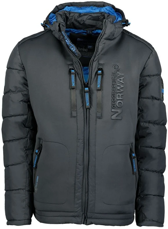 Vyriška striukė Geographical Norway Beachwood, tamsiai pilkai mėlyna