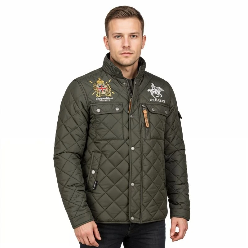 Vyriška striukė Geographical Norway Belificio, chaki