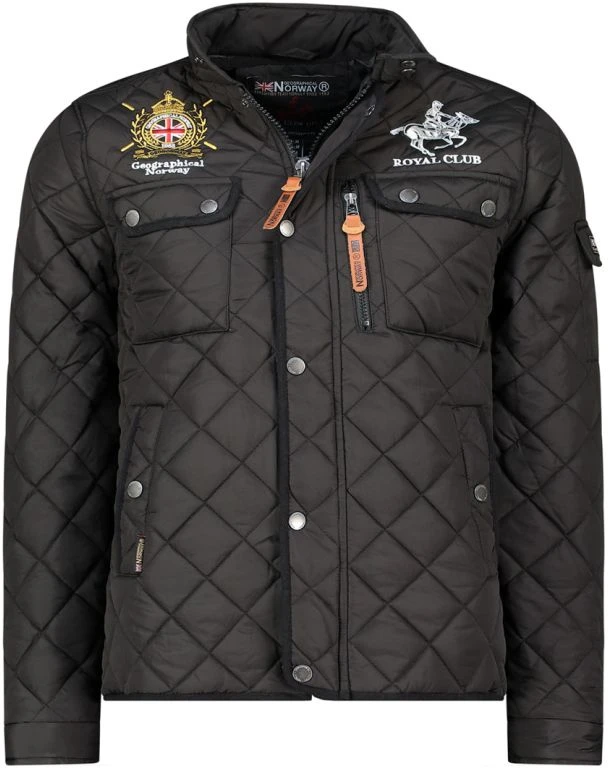 Vyriška striukė Geographical Norway Belificio, juoda