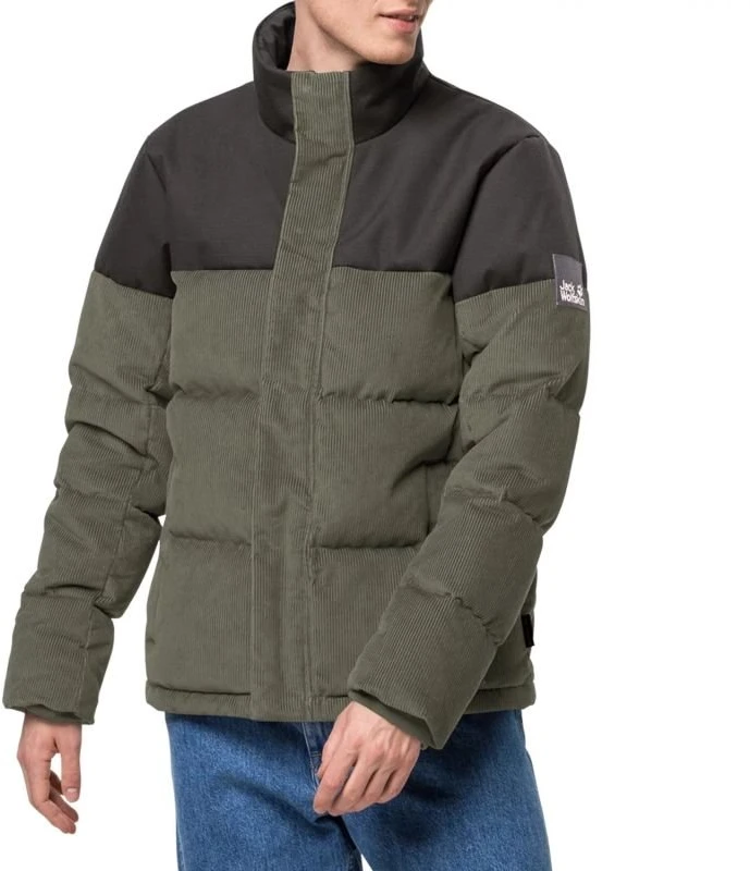 Vyriška striukė Jack Wolfskin Nature Corduroy, žalia