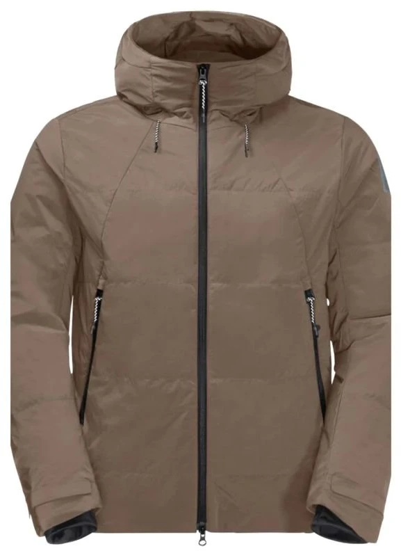 Vyriška striukė nuo vėjo Jack Wolfskin Bike Commute Ins, ruda