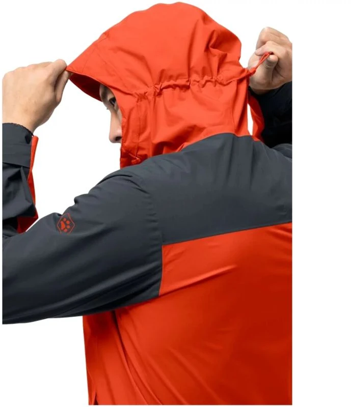 Vyriška striukė nuo vėjo Jack Wolfskin Go Hike, raudona