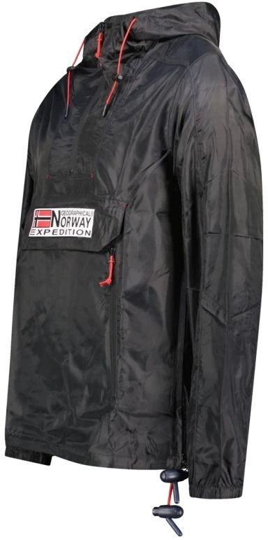 Vyriška striukė su hidrofobine danga Geographical Norway, juoda