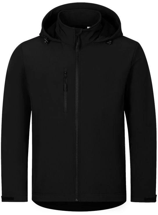 Vyriška takų softshell striukė (Juoda)
