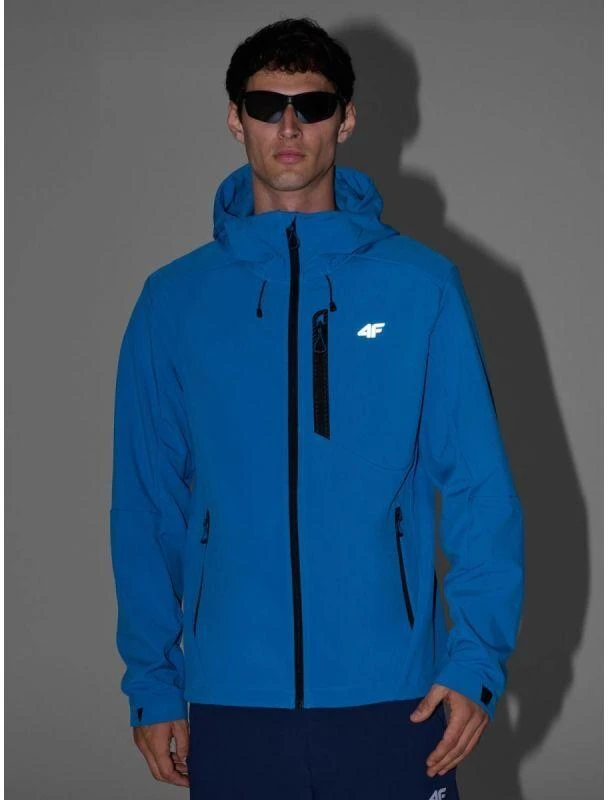 Vyriška vėjo neperpučiama softshell striukė su 8000 membrana 4FRAW25TSOFM506-33S