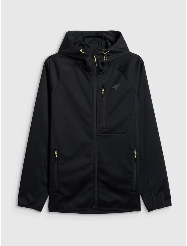 Vyriška vėjui atspari softshell striukė su NeoDry 5000/3000 membrana 4F, juoda