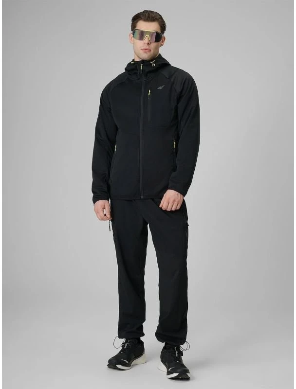Vyriška vėjui atspari softshell striukė su NeoDry 5000/3000 membrana 4F, juoda