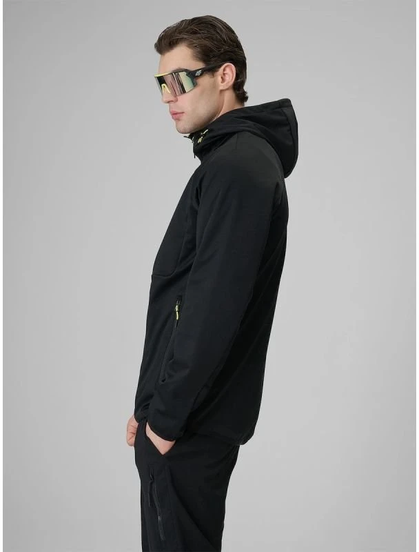 Vyriška vėjui atspari softshell striukė su NeoDry 5000/3000 membrana 4F, juoda