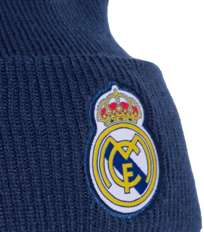 Vyriška žieminė kepurė adidas Real Madrid, tamsiai mėlyna