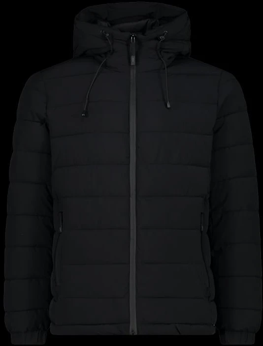Vyriška žieminė striukė su gobtuvu CMP 34K0167/U901, juoda