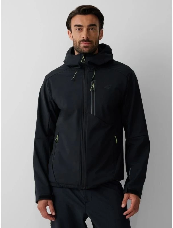 Vyriška žygio softshell striukė su NeoDry 8000/5000 membrana 4F, juoda