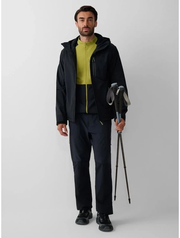 Vyriška žygio softshell striukė su NeoDry 8000/5000 membrana 4F, juoda