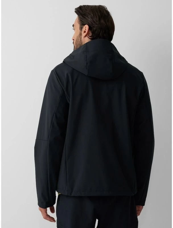 Vyriška žygio softshell striukė su NeoDry 8000/5000 membrana 4F, juoda