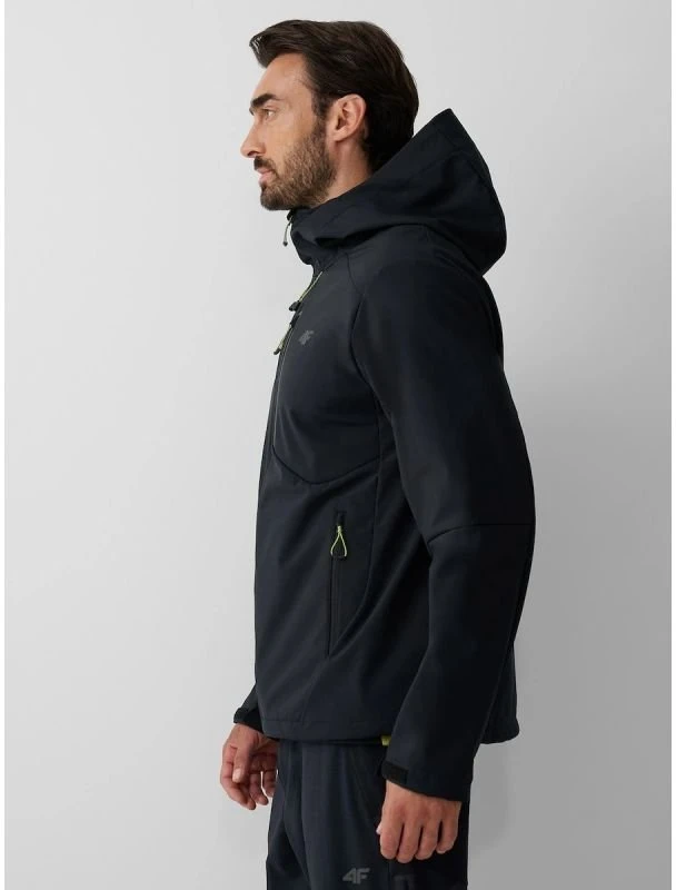 Vyriška žygio softshell striukė su NeoDry 8000/5000 membrana 4F, juoda