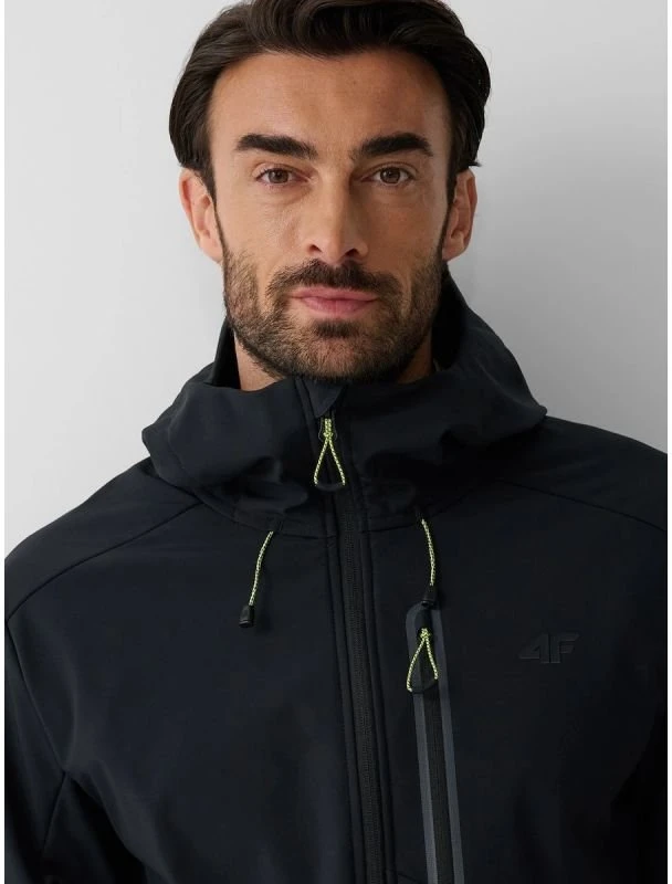 Vyriška žygio softshell striukė su NeoDry 8000/5000 membrana 4F, juoda