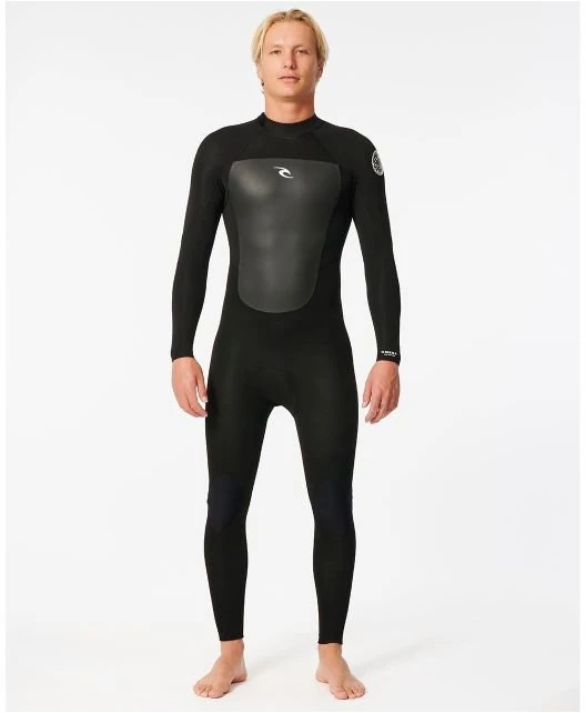Vyriškas 4/3 neopreninis kostiumas Rip Curl Omega, juodas