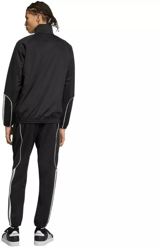 Vyriškas adidas 3-Dryžių sportinis kostiumas Juodas JN1817