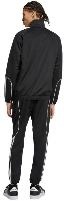 Vyriškas adidas 3-Dryžių sportinis kostiumas Juodas JN1817