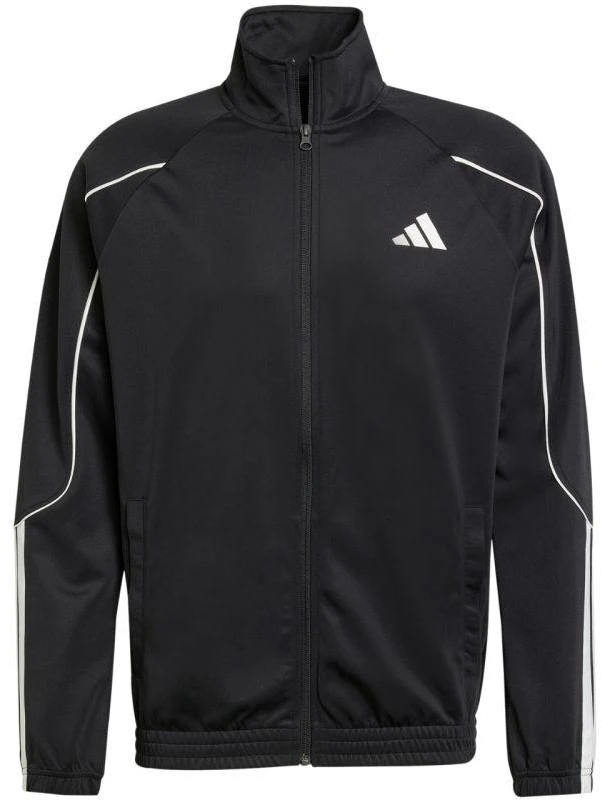 Vyriškas adidas 3-Dryžių sportinis kostiumas Juodas JN1817