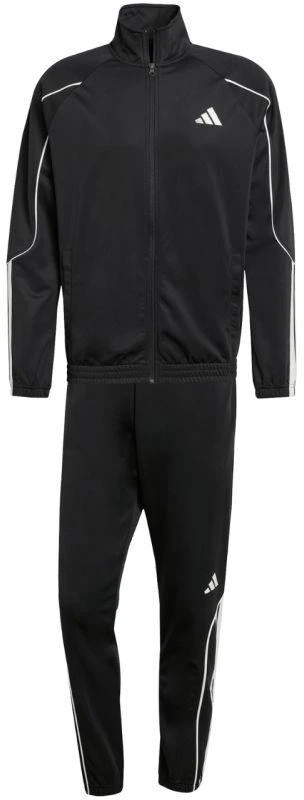 Vyriškas adidas 3-Dryžių sportinis kostiumas Juodas JN1817