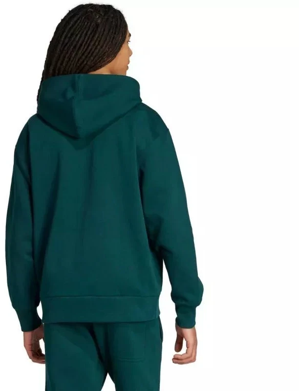 Vyriškas adidas ALL SZN Fleece džemperis su pilnu užtrauktuku Žalias JX5101